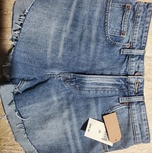 Lucky brand high waisted cut off shorts